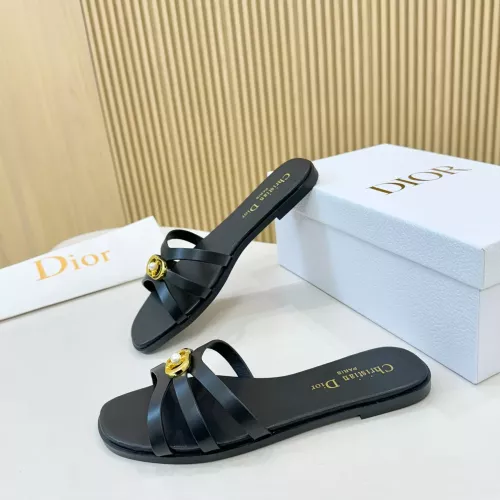 Replica Christian Dior Slippers For Women #1382201 $82.00 USD for Wholesale