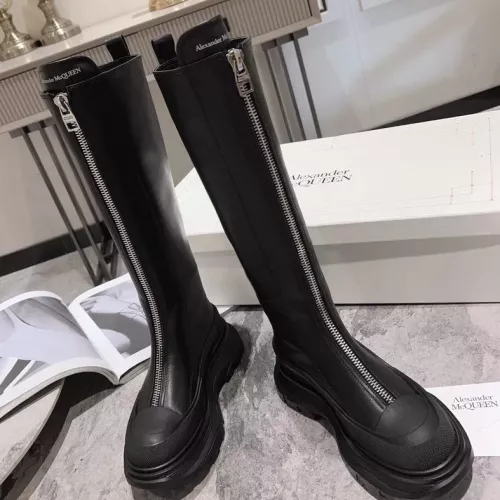Replica Alexander McQueen Boots For Women #1382253 $182.00 USD for Wholesale