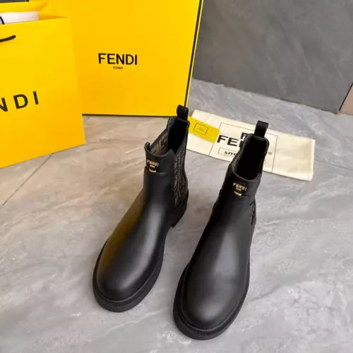 Replica Fendi Fashion Boots For Women #1382320 $115.00 USD for Wholesale
