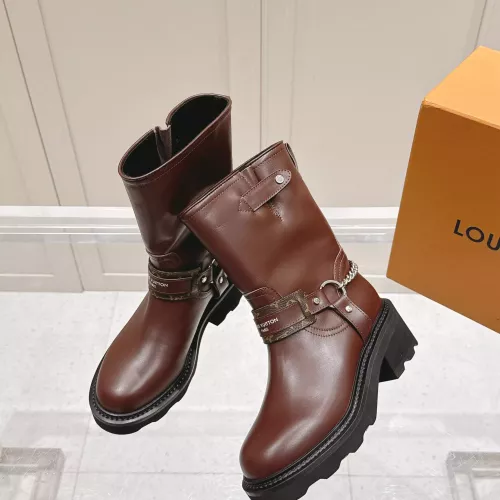 Wholesale Louis Vuitton Boots For Women #1382335 $155.00 USD, Wholesale Quality Replica Louis Vuitton Boots