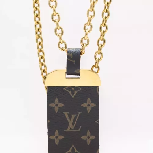 Wholesale Louis Vuitton Necklaces In Gold For Women #1382345 $25.00 USD, Wholesale Quality Replica Louis Vuitton Necklaces