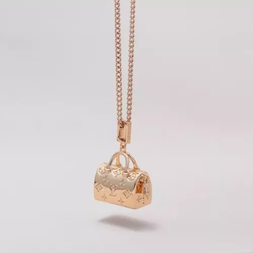 Wholesale Louis Vuitton Necklaces In Rose Gold For Women #1382354 $29.00 USD, Wholesale Quality Replica Louis Vuitton Necklaces
