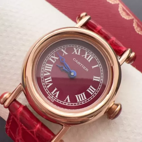 Replica Cartier AAA Quality Watches In Rose Gold For Women #1382423 $172.00 USD for Wholesale