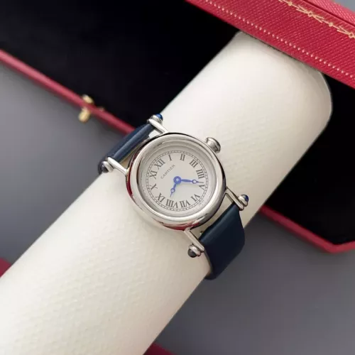 Wholesale Cartier AAA Quality Watches In Navy For Women #1382437 $135.00 USD, Wholesale Quality Replica Cartier AAA Quality Watches