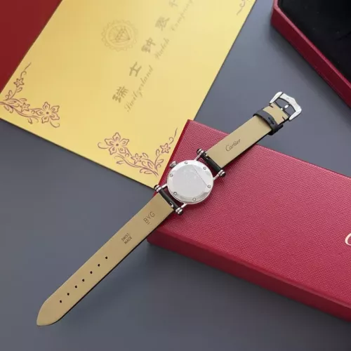 Replica Cartier AAA Quality Watches In Black For Women #1382438 $135.00 USD for Wholesale