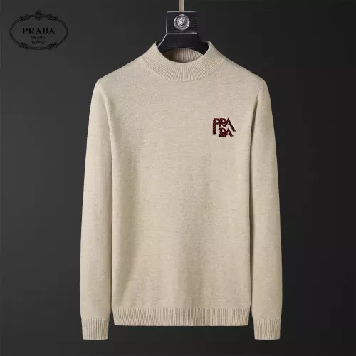 Wholesale Prada Sweaters Long Sleeved For Men #1382448 $39.00 USD, Wholesale Quality Replica Prada Sweaters