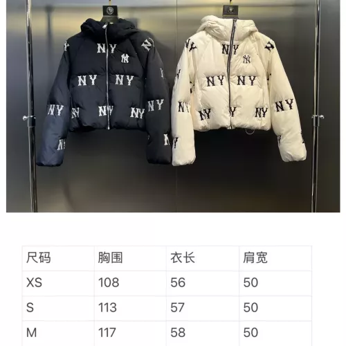 Replica New York Yankees Down Feather Coat Long Sleeved For Women #1382465 $160.00 USD for Wholesale