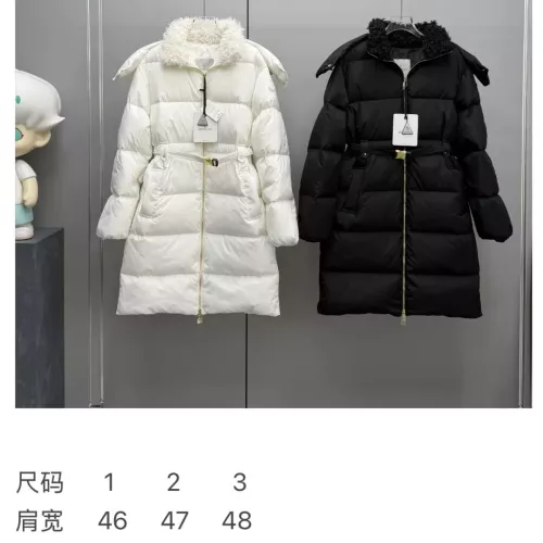 Replica Moncler Down Feather Coat Long Sleeved For Women #1382479 $247.93 USD for Wholesale