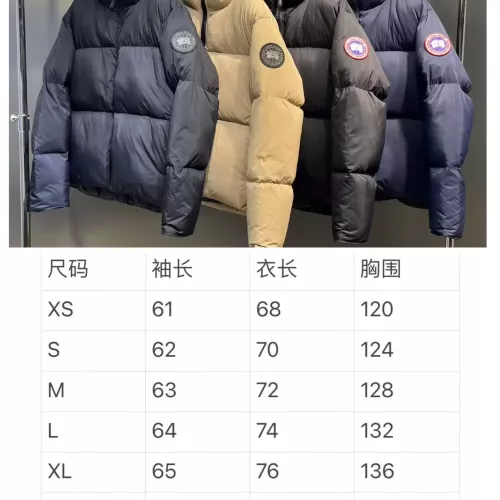 Replica Canada Goose Down Feather Coat Long Sleeved For Unisex #1382490 $172.00 USD for Wholesale