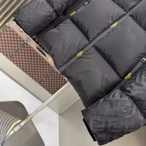 Replica Fendi Down Feather Coat Long Sleeved For Men #1382498 $225.00 USD for Wholesale