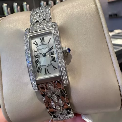 Wholesale Cartier AAA Quality Watches For Women #1382501 $185.00 USD, Wholesale Quality Replica Cartier AAA Quality Watches