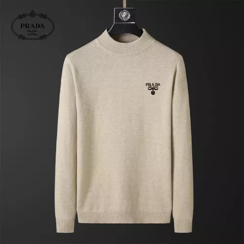 Wholesale Prada Sweaters Long Sleeved For Men #1382529 $39.00 USD, Wholesale Quality Replica Prada Sweaters