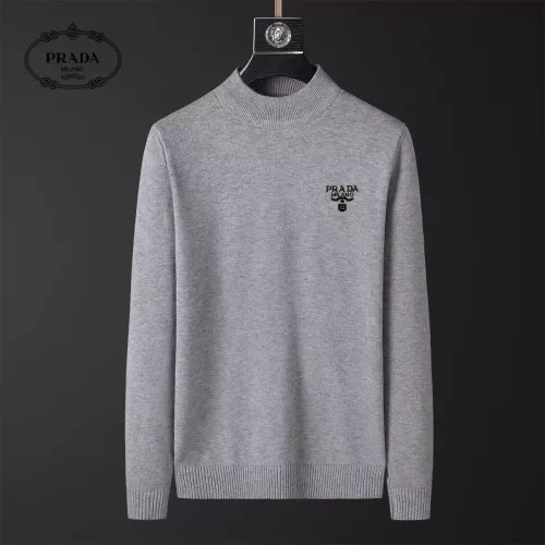 Wholesale Prada Sweaters Long Sleeved For Men #1382530 $39.00 USD, Wholesale Quality Replica Prada Sweaters