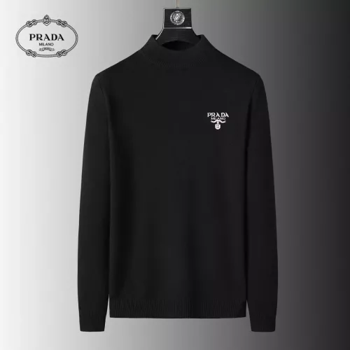 Wholesale Prada Sweaters Long Sleeved For Men #1382531 $39.00 USD, Wholesale Quality Replica Prada Sweaters