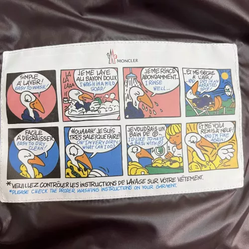 Replica Moncler Down Feather Coat Long Sleeved For Men #1382576 $170.00 USD for Wholesale