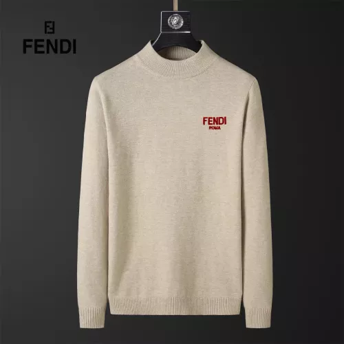 Wholesale Fendi Sweaters Long Sleeved For Men #1382596 $39.00 USD, Wholesale Quality Replica Fendi Sweaters