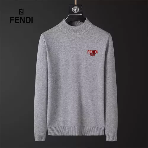 Wholesale Fendi Sweaters Long Sleeved For Men #1382599 $39.00 USD, Wholesale Quality Replica Fendi Sweaters
