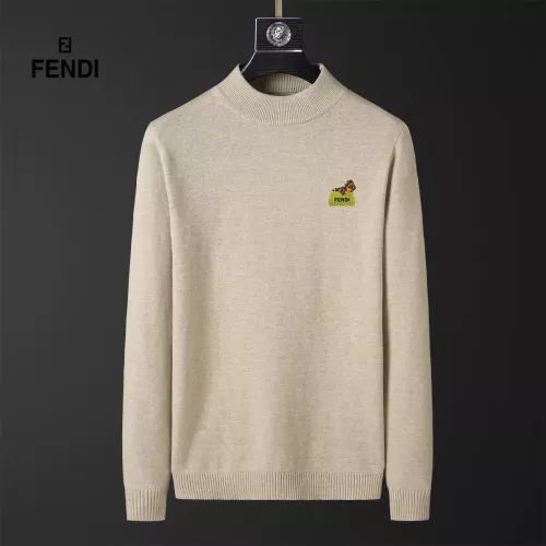 Wholesale Fendi Sweaters Long Sleeved For Men #1382650 $39.00 USD, Wholesale Quality Replica Fendi Sweaters
