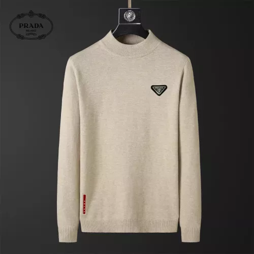 Wholesale Prada Sweaters Long Sleeved For Men #1382659 $39.00 USD, Wholesale Quality Replica Prada Sweaters