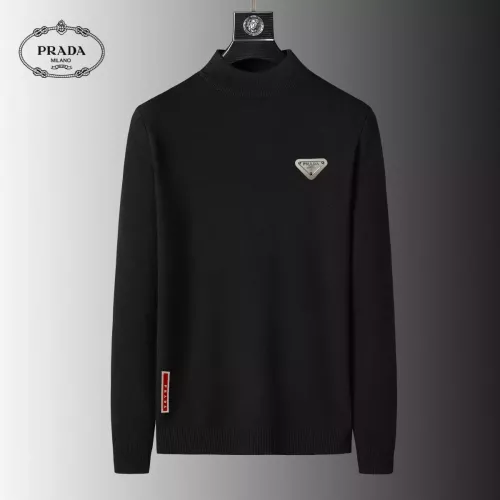 Wholesale Prada Sweaters Long Sleeved For Men #1382661 $39.00 USD, Wholesale Quality Replica Prada Sweaters