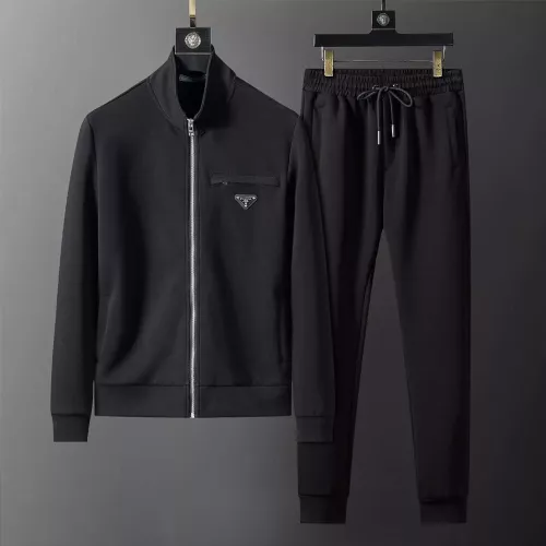 Wholesale Prada Tracksuits Long Sleeved For Men #1382694 $72.00 USD, Wholesale Quality Replica Prada Tracksuits