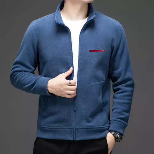 Wholesale Prada Jackets Long Sleeved For Men #1382702 $64.00 USD, Wholesale Quality Replica Prada Jackets