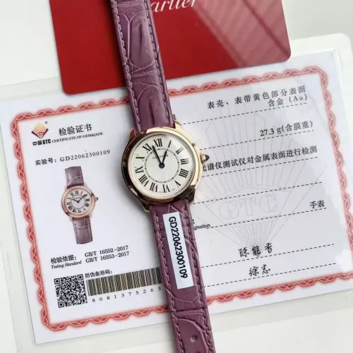 Wholesale Cartier AAA Quality Watches For Women #1382727 $340.50 USD, Wholesale Quality Replica Cartier AAA Quality Watches