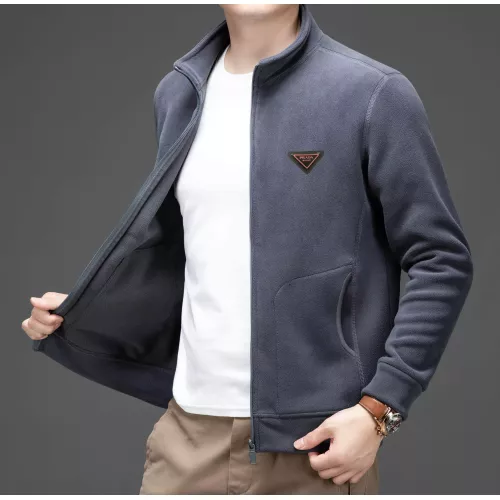 Wholesale Prada Jackets Long Sleeved For Men #1382756 $64.00 USD, Wholesale Quality Replica Prada Jackets
