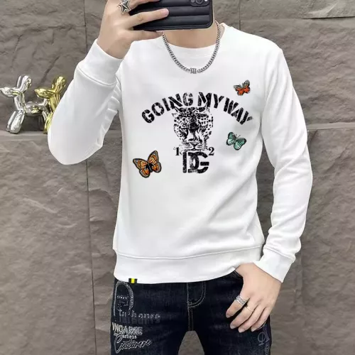 Wholesale Dolce &amp; Gabbana D&amp;G Hoodies Long Sleeved For Men #1382792 $48.00 USD, Wholesale Quality Replica Dolce &amp; Gabbana D&amp;G Hoodies