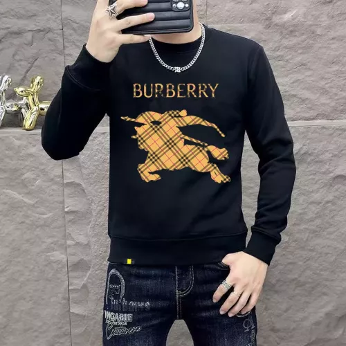 Wholesale Burberry Hoodies Long Sleeved For Men #1382799 $48.00 USD, Wholesale Quality Replica Burberry Hoodies