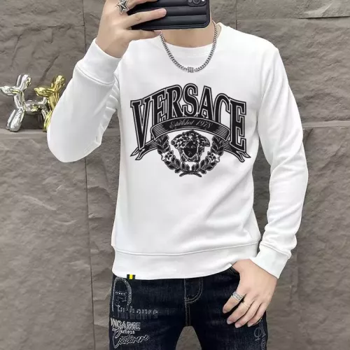 Wholesale Versace Hoodies Long Sleeved For Men #1382806 $48.00 USD, Wholesale Quality Replica Versace Hoodies