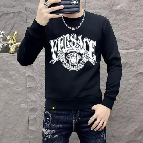 Wholesale Versace Hoodies Long Sleeved For Men #1382807 $48.00 USD, Wholesale Quality Replica Versace Hoodies