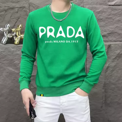 Wholesale Prada Hoodies Long Sleeved For Men #1382826 $48.00 USD, Wholesale Quality Replica Prada Hoodies