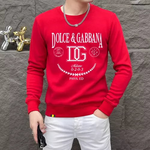 Wholesale Dolce &amp; Gabbana D&amp;G Hoodies Long Sleeved For Men #1382833 $48.00 USD, Wholesale Quality Replica Dolce &amp; Gabbana D&amp;G Hoodies