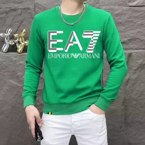 Wholesale Armani Hoodies Long Sleeved For Men #1382838 $48.00 USD, Wholesale Quality Replica Armani Hoodies