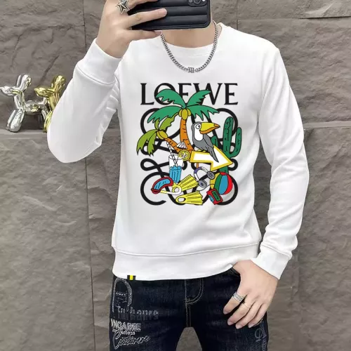Wholesale LOEWE Hoodies Long Sleeved For Men #1382842 $48.00 USD, Wholesale Quality Replica LOEWE Hoodies