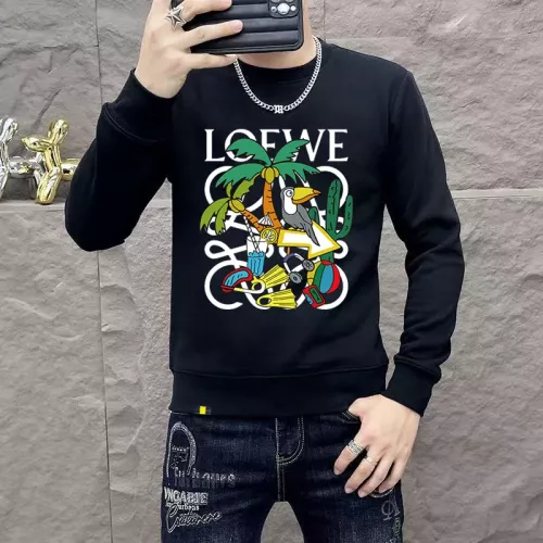 Wholesale LOEWE Hoodies Long Sleeved For Men #1382843 $48.00 USD, Wholesale Quality Replica LOEWE Hoodies