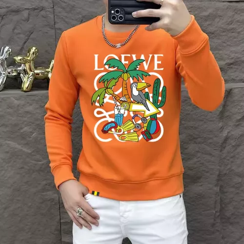 Wholesale LOEWE Hoodies Long Sleeved For Men #1382845 $48.00 USD, Wholesale Quality Replica LOEWE Hoodies