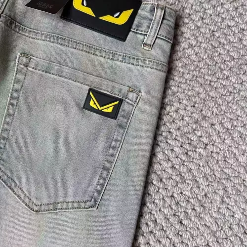 Replica Fendi Jeans For Men #1382848 $68.00 USD for Wholesale