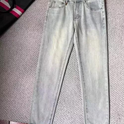 Replica Fendi Jeans For Men #1382848 $68.00 USD for Wholesale