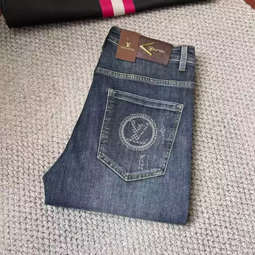 Wholesale Louis Vuitton LV Jeans For Men #1382850 $68.00 USD, Wholesale Quality Replica Louis Vuitton LV Jeans