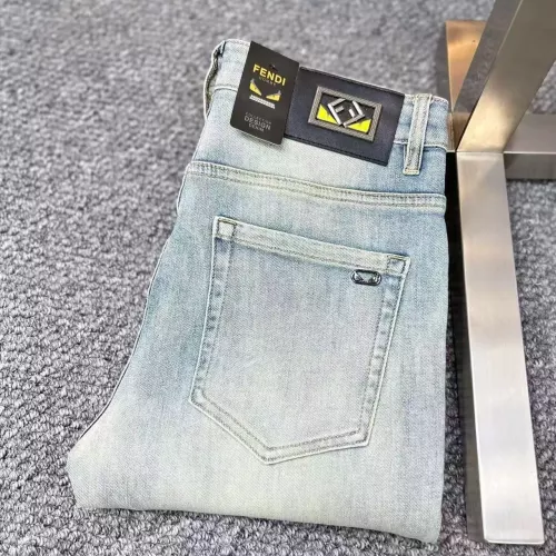 Wholesale Fendi Jeans For Men #1382853 $68.00 USD, Wholesale Quality Replica Fendi Jeans