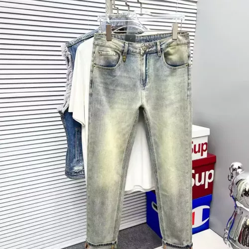 Replica Fendi Jeans For Men #1382868 $68.00 USD for Wholesale