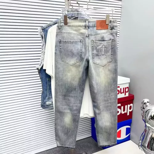 Wholesale Chrome Hearts Jeans For Men #1382870 $68.00 USD, Wholesale Quality Replica Chrome Hearts Jeans