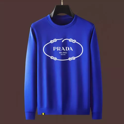 Wholesale Prada Hoodies Long Sleeved For Men #1382931 $48.00 USD, Wholesale Quality Replica Prada Hoodies