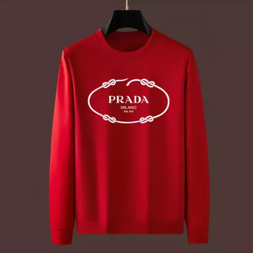 Wholesale Prada Hoodies Long Sleeved For Men #1382933 $48.00 USD, Wholesale Quality Replica Prada Hoodies