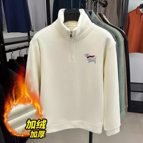 Wholesale Thom Browne TB Hoodies Long Sleeved For Men #1383016 $64.00 USD, Wholesale Quality Replica Thom Browne TB Hoodies