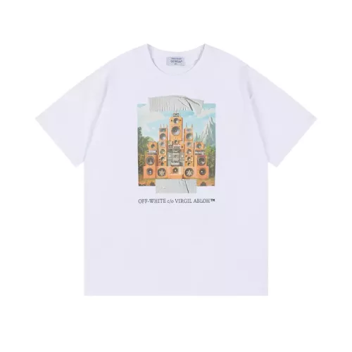 Wholesale Off-White T-Shirts Short Sleeved For Unisex #1383200 $34.00 USD, Wholesale Quality Replica Off-White T-Shirts