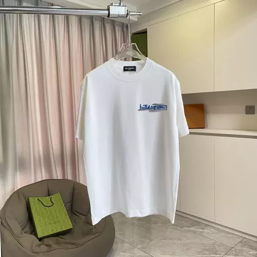 Replica Balenciaga T-Shirts Short Sleeved For Unisex #1383242 $45.00 USD for Wholesale
