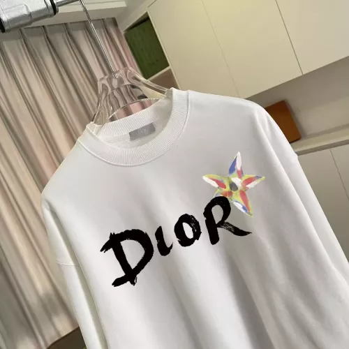 Replica Christian Dior Hoodies Long Sleeved For Unisex #1383275 $52.00 USD for Wholesale